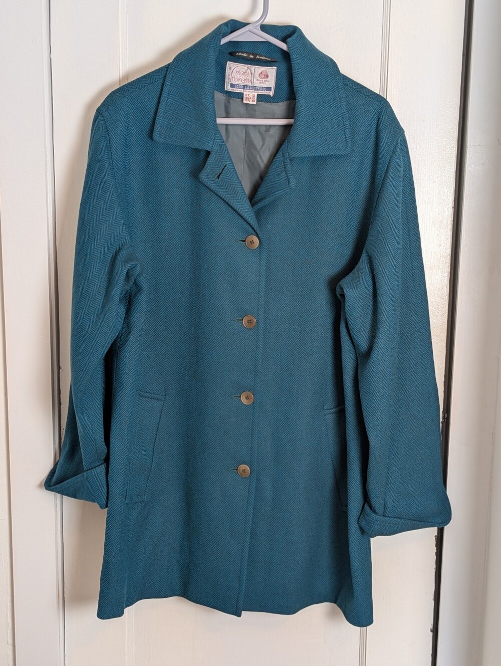 Mary Flaherty 100% Lambs Wool Vintage Jacket